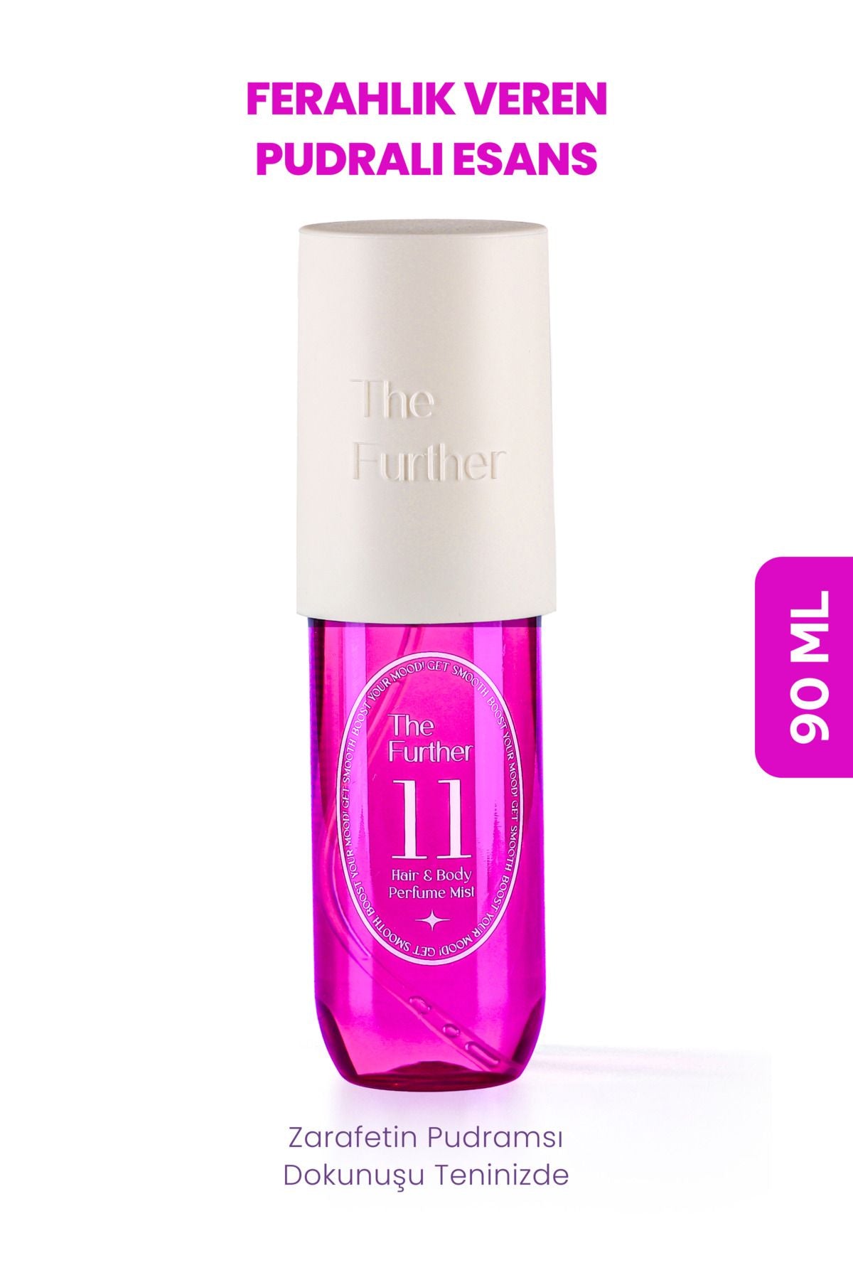 Kadın Vücut Ve Saç Spreyi Body Mist 90 ml | Vanilya Ve Yasemin Notalı | Zarif Ve Sıcak Ferahlık
