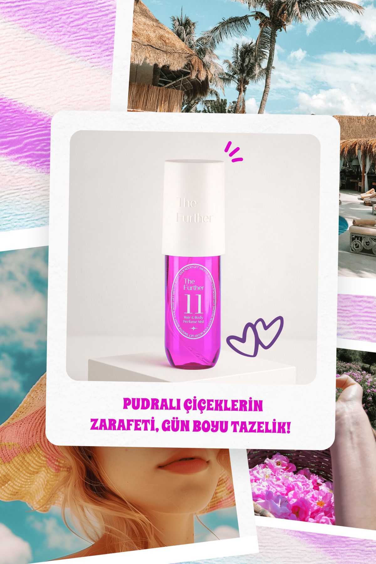 Kadın Vücut Ve Saç Spreyi Body Mist 90 ml | Vanilya Ve Yasemin Notalı | Zarif Ve Sıcak Ferahlık