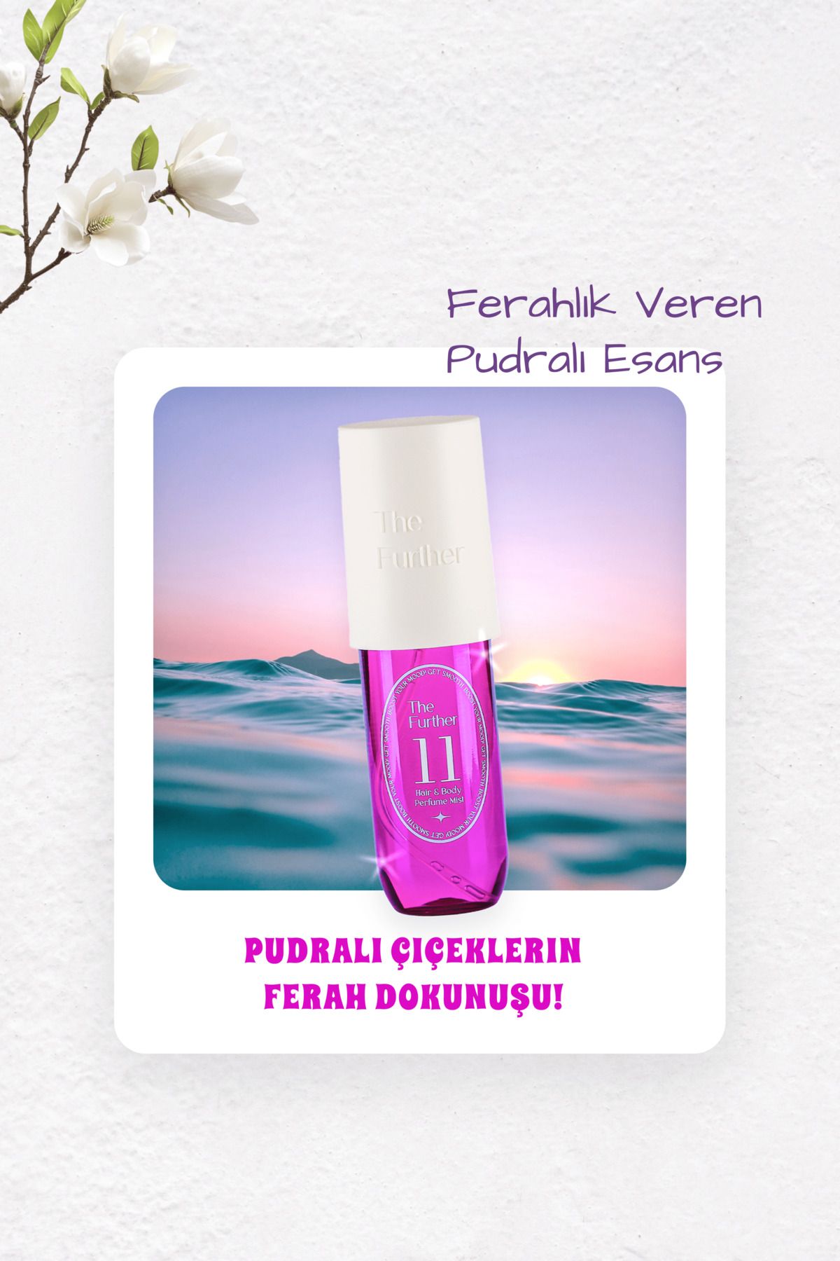 Kadın Vücut Ve Saç Spreyi Body Mist 90 ml | Vanilya Ve Yasemin Notalı | Zarif Ve Sıcak Ferahlık