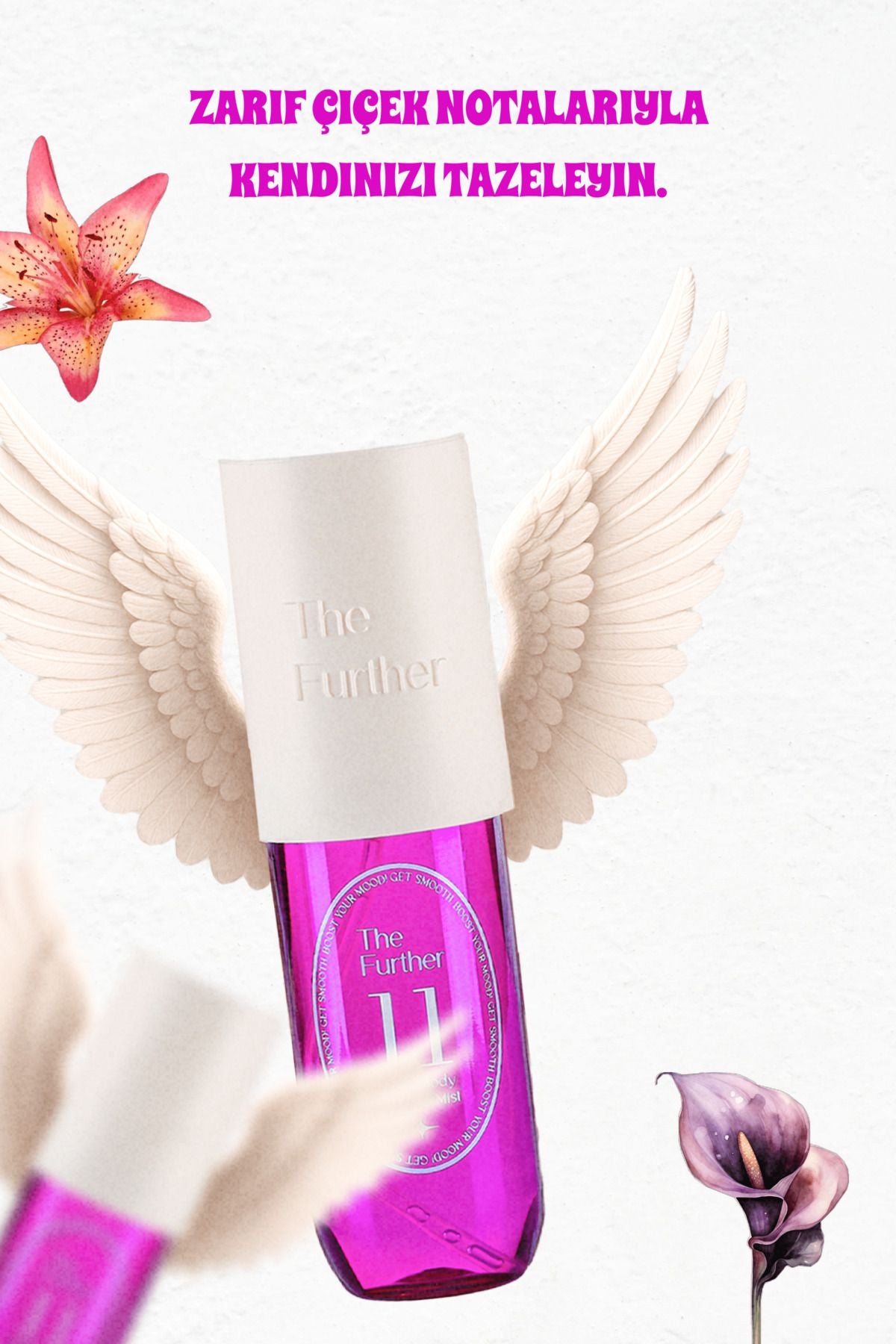 Kadın Vücut Ve Saç Spreyi Body Mist 90 ml | Vanilya Ve Yasemin Notalı | Zarif Ve Sıcak Ferahlık
