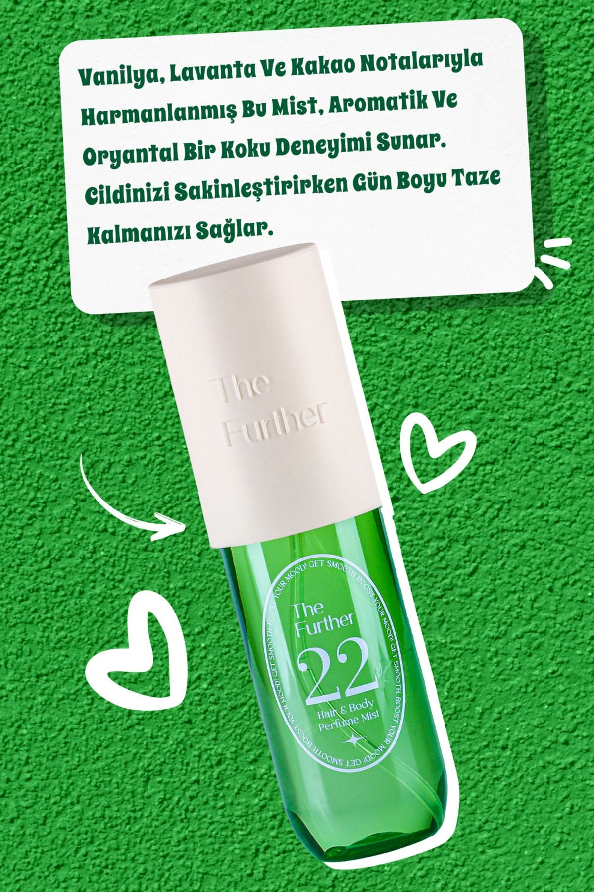 Kadın Vücut Ve Saç Spreyi Body Mist 90ml | Vanilya Ve Lavanta Notaları | Sıcak Ve Rahatlatıcı