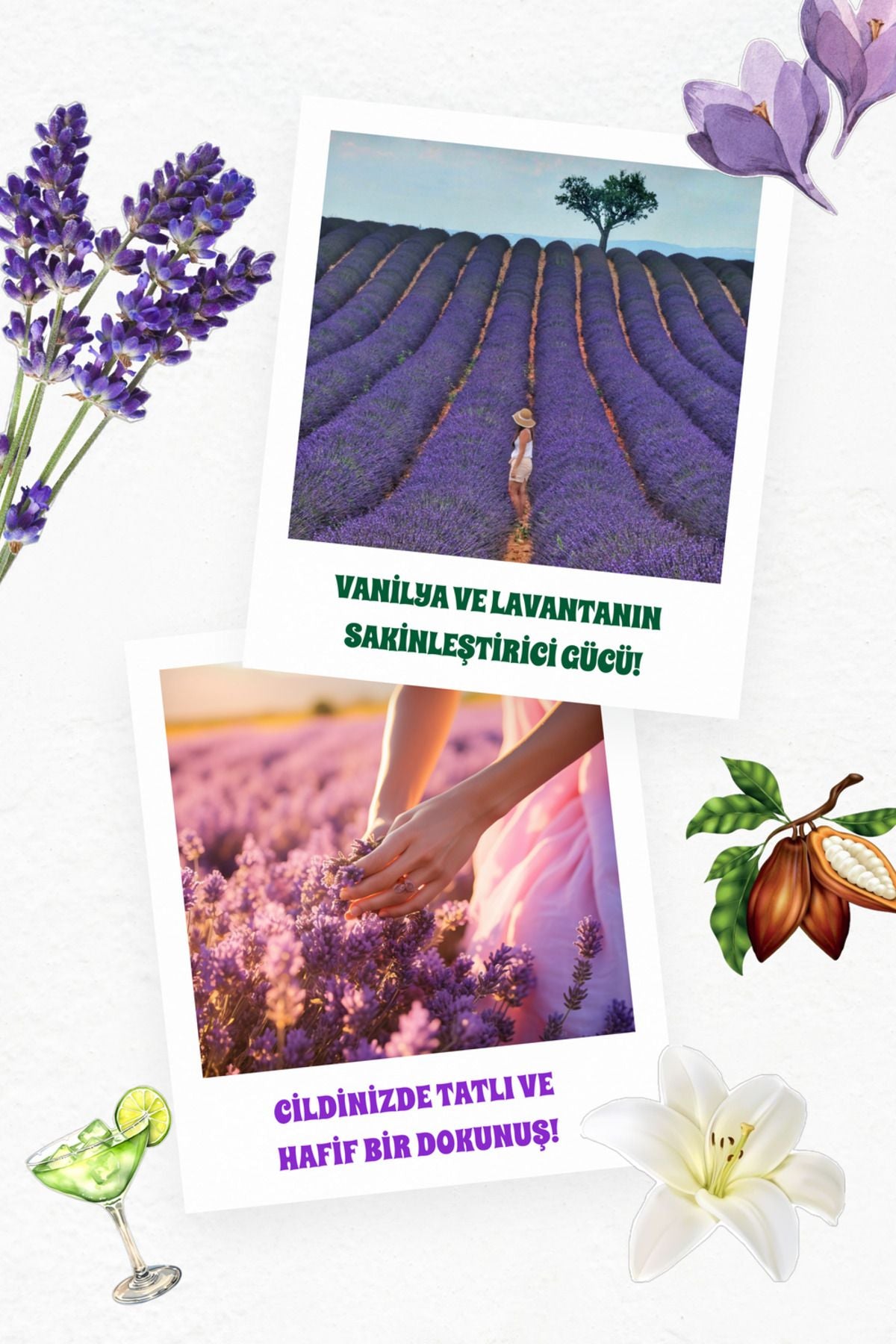 Kadın Vücut Ve Saç Spreyi Body Mist 90ml | Vanilya Ve Lavanta Notaları | Sıcak Ve Rahatlatıcı