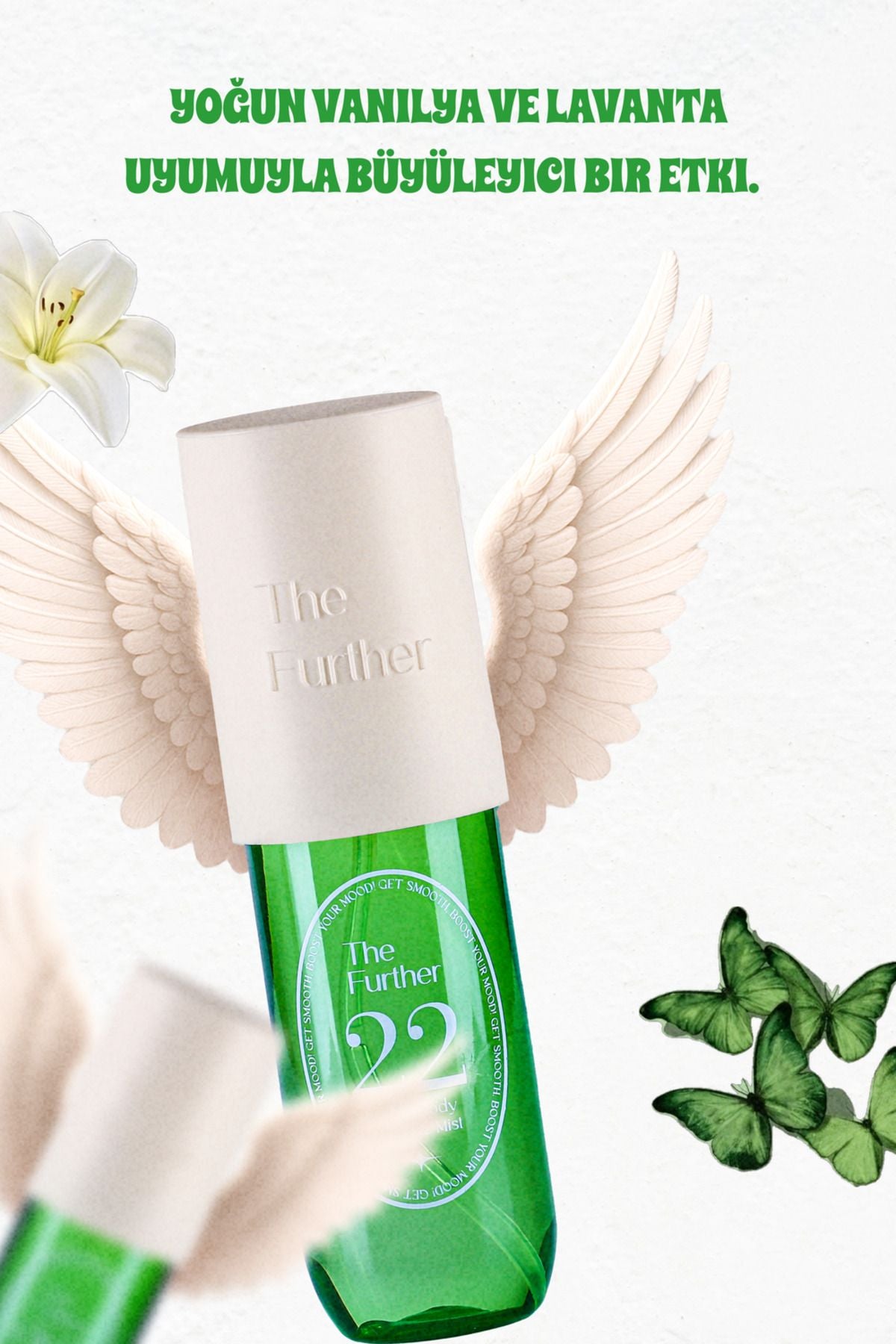 Kadın Vücut Ve Saç Spreyi Body Mist 90ml | Vanilya Ve Lavanta Notaları | Sıcak Ve Rahatlatıcı