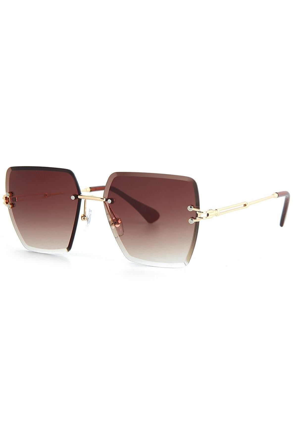 Aqua di Polo 1987 Brown Cut Lens Women's Sunglasses APSG000101