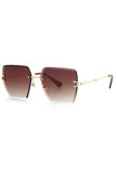 Aqua di Polo 1987 Brown Cut Lens Women's Sunglasses APSG000101