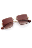 Aqua di Polo 1987 Brown Cut Lens Women's Sunglasses APSG000101