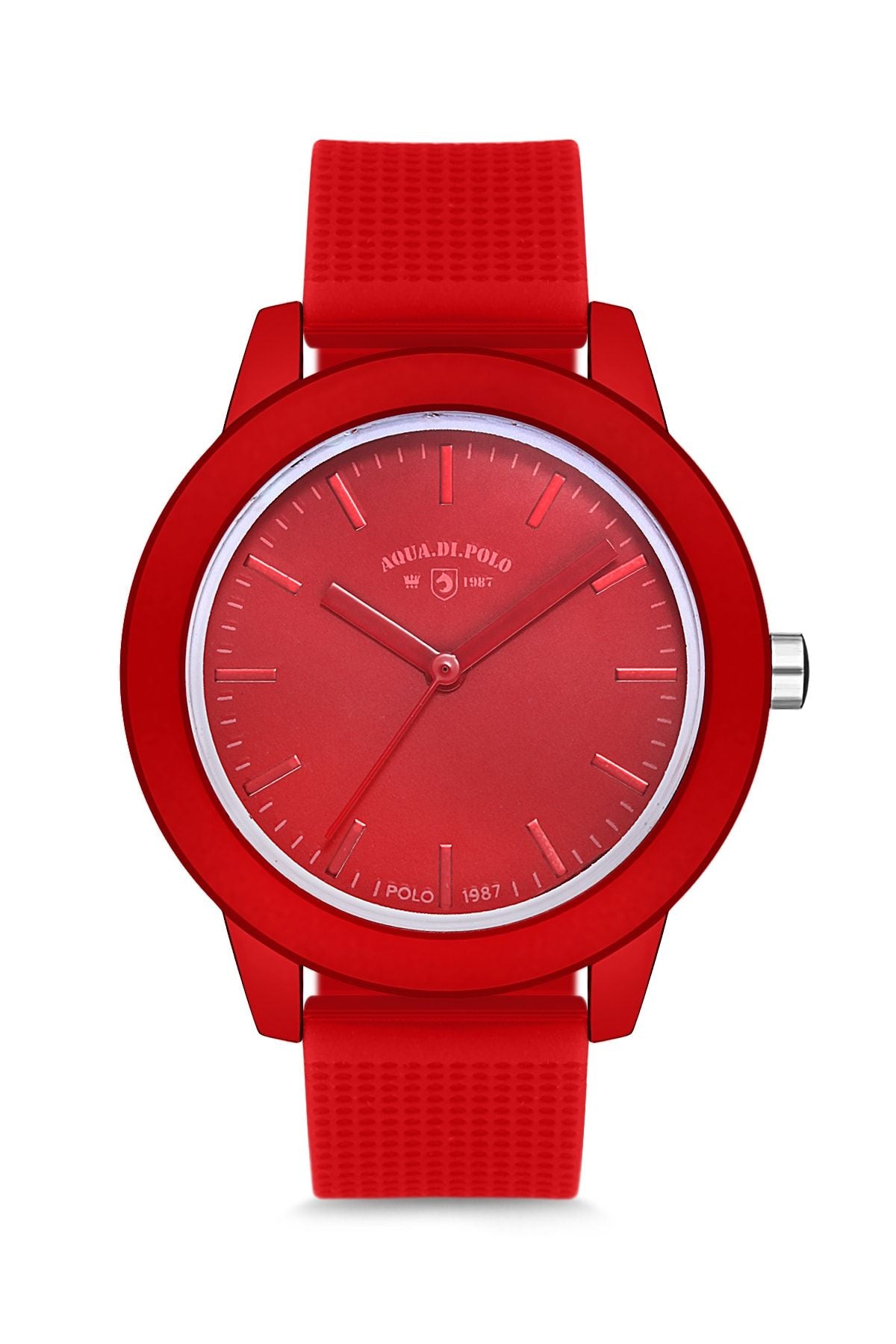 Aqua di Polo 1987 Red Silicone Unisex Wristwatch APSR1-A9635-USKKK