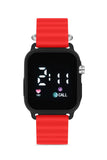 Aqua di Polo 1987 Red Silicone Unisex Digital LED Wristwatch APWR033310