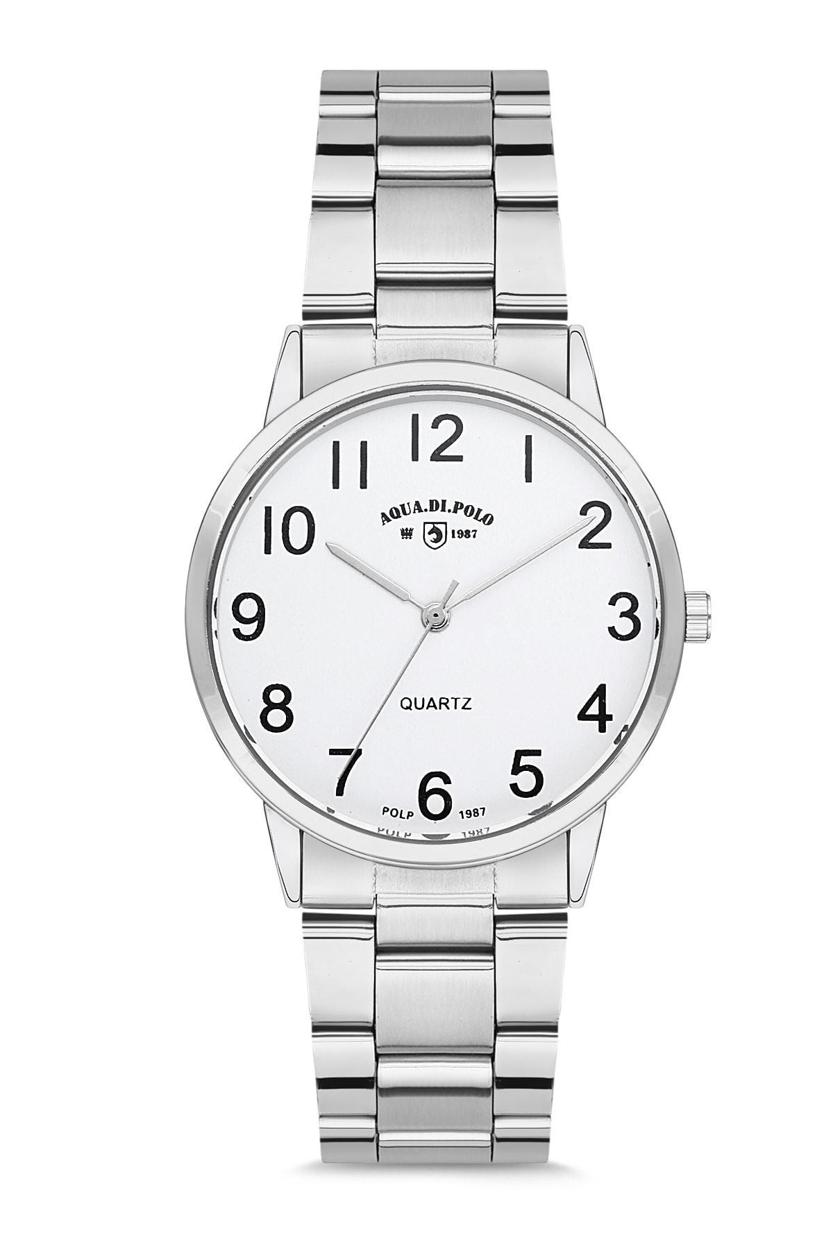 Aqua di Polo 1987 Silver Metal Men's Wristwatch APWR013004