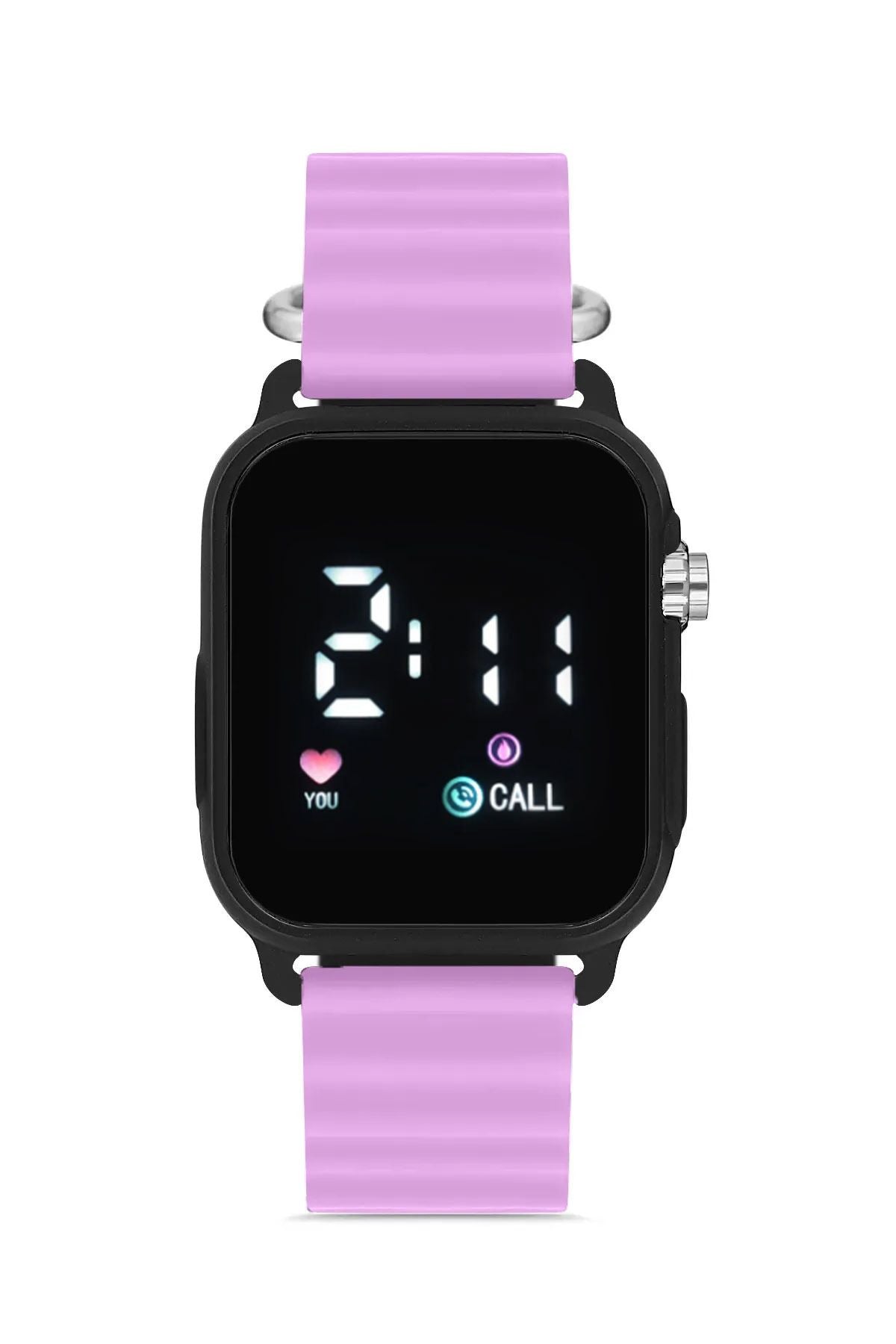 Aqua di Polo 1987 Purple Silicone Unisex Digital LED Wristwatch APWR033311