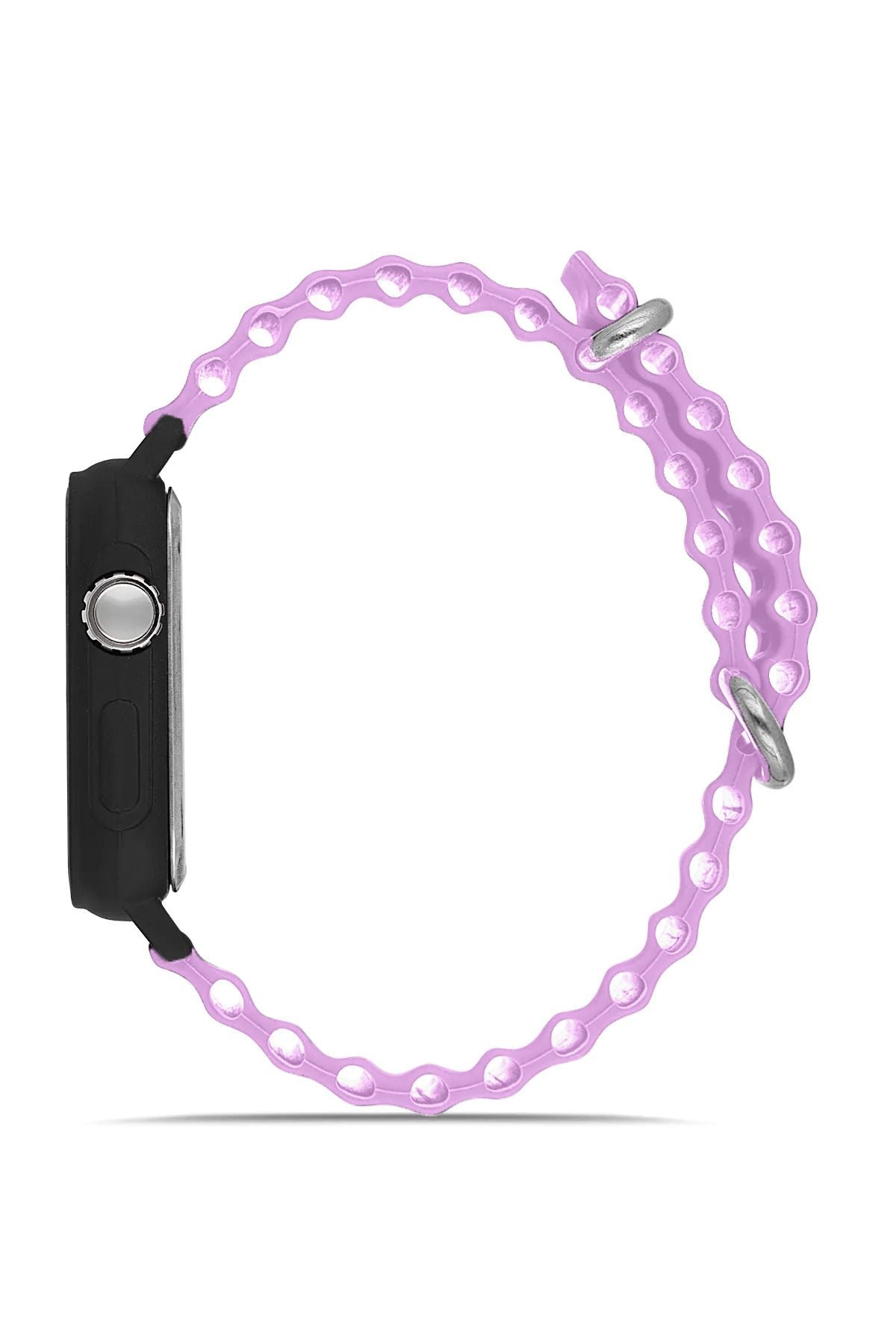 Aqua di Polo 1987 Purple Silicone Unisex Digital LED Wristwatch APWR033311