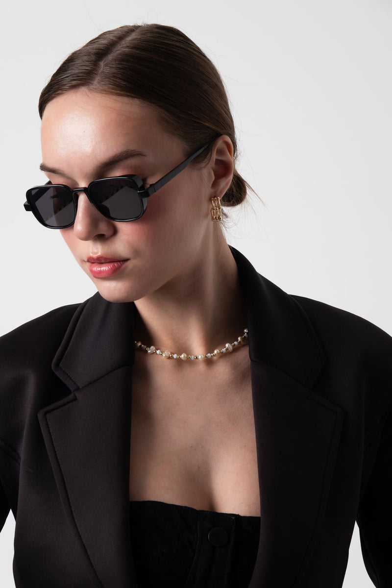 Portofino Kadın Siyah Güneş Gözlüğü