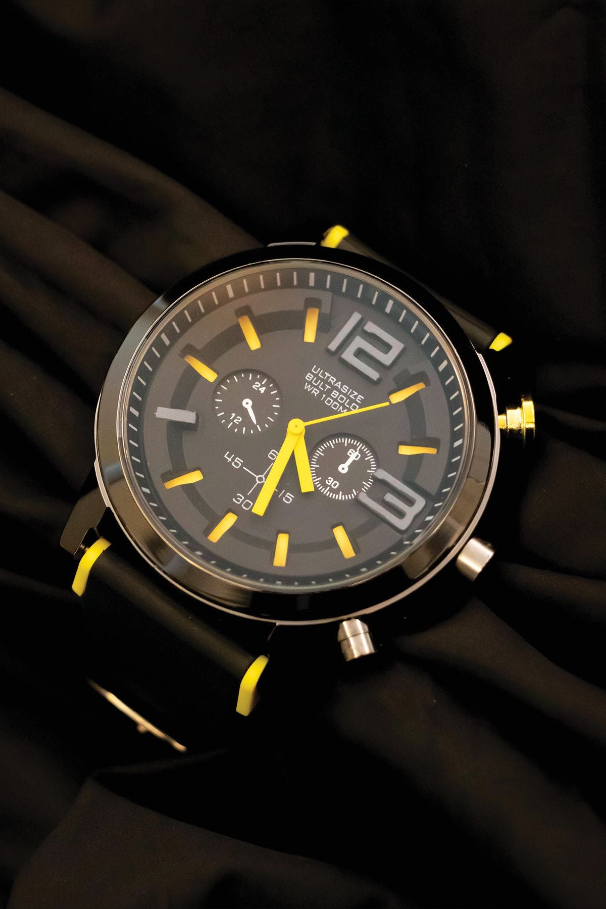 Aqua di Polo 1987 Black Silicone Men's Wristwatch APWR010002