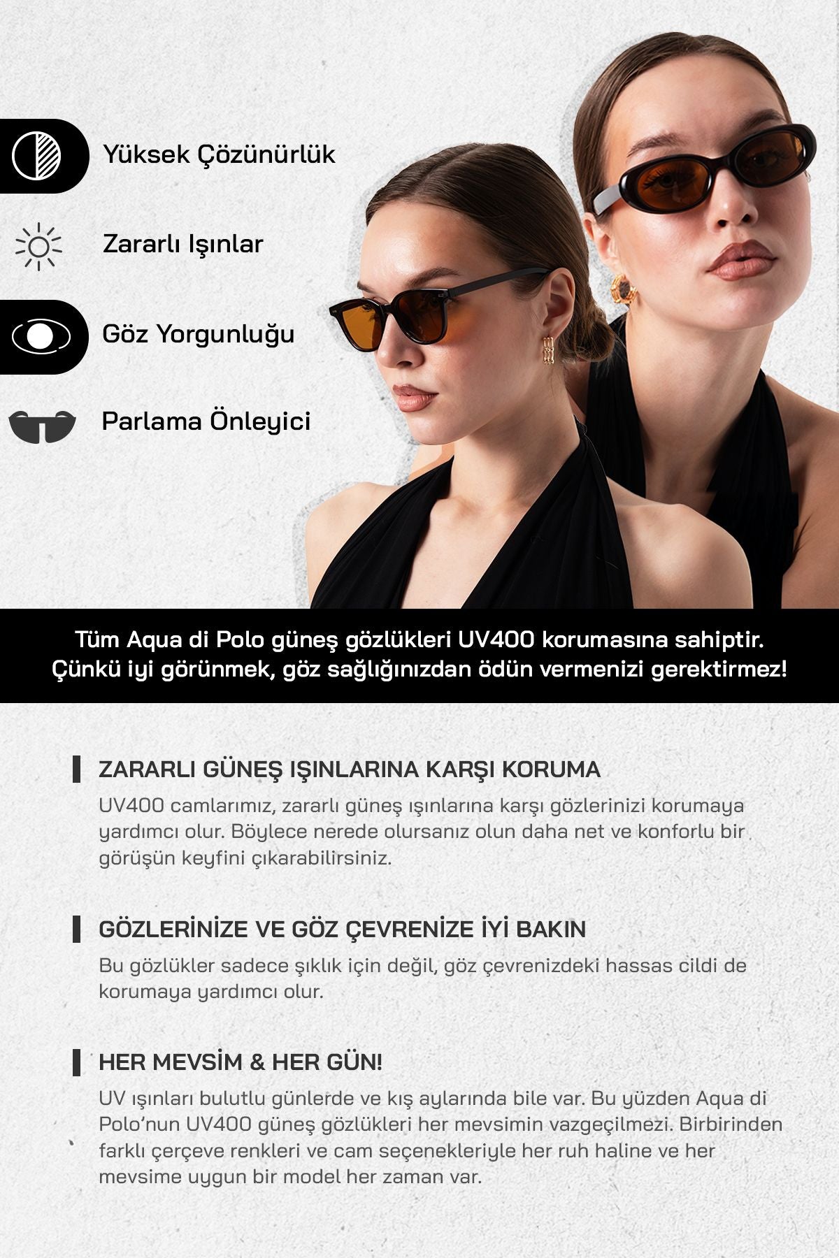 Siyah Erkek Güneş Gözlüğü Apss028400--60 Ekartman