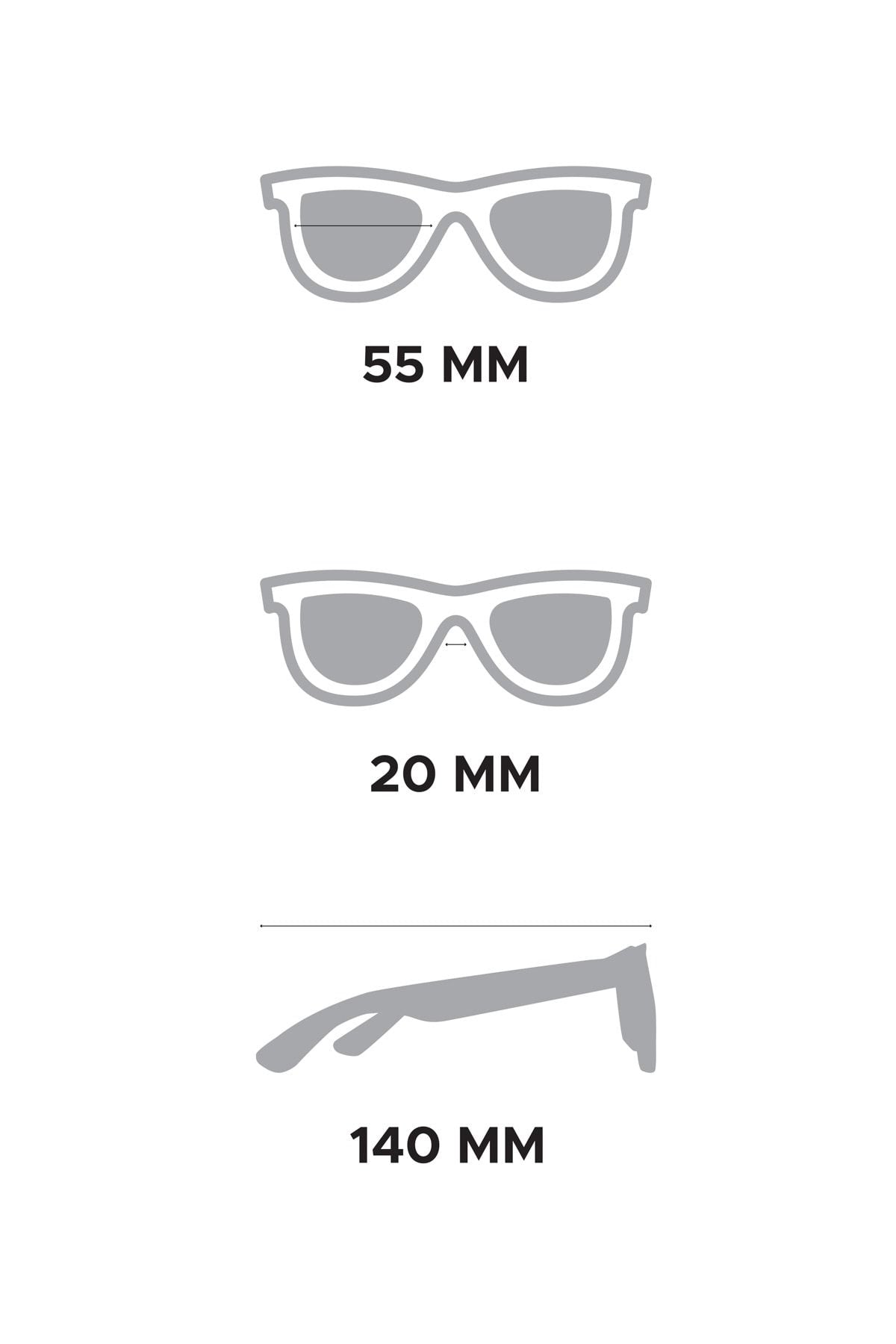Siyah Unisex Güneş Gözlüğü Apsn001301--55 Ekartman