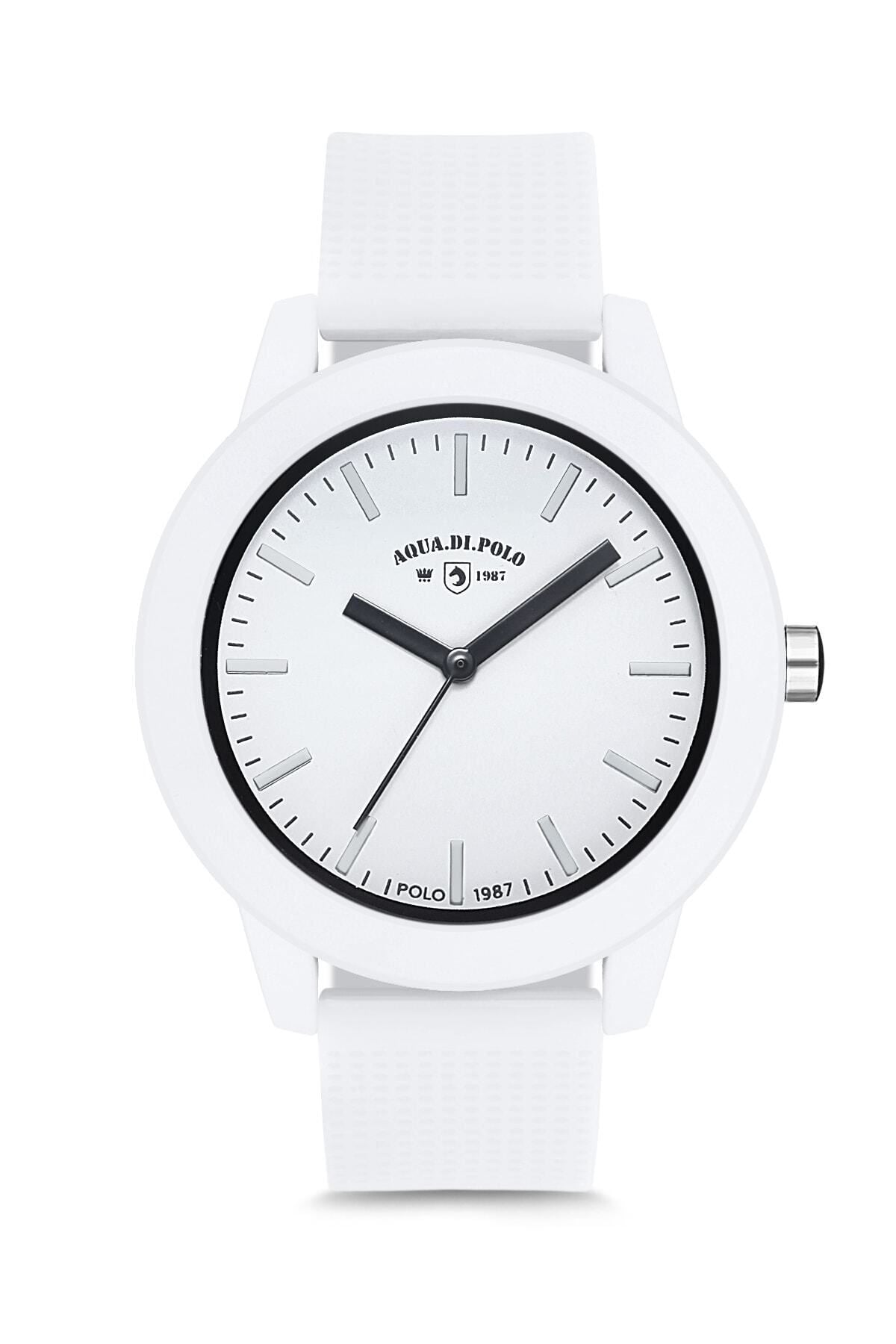 Aqua di Polo 1987 White Silicone Unisex Wristwatch APSR1-A9633-US555