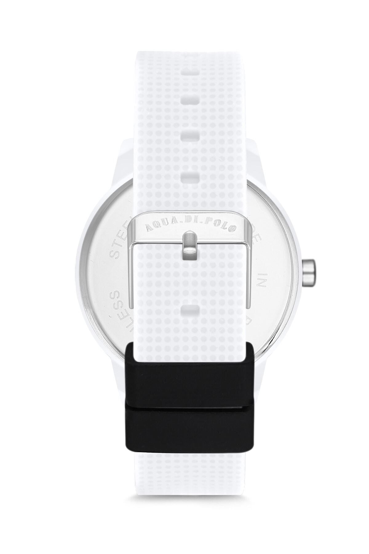 Aqua di Polo 1987 White Silicone Unisex Wristwatch APSR1-A9633-US555