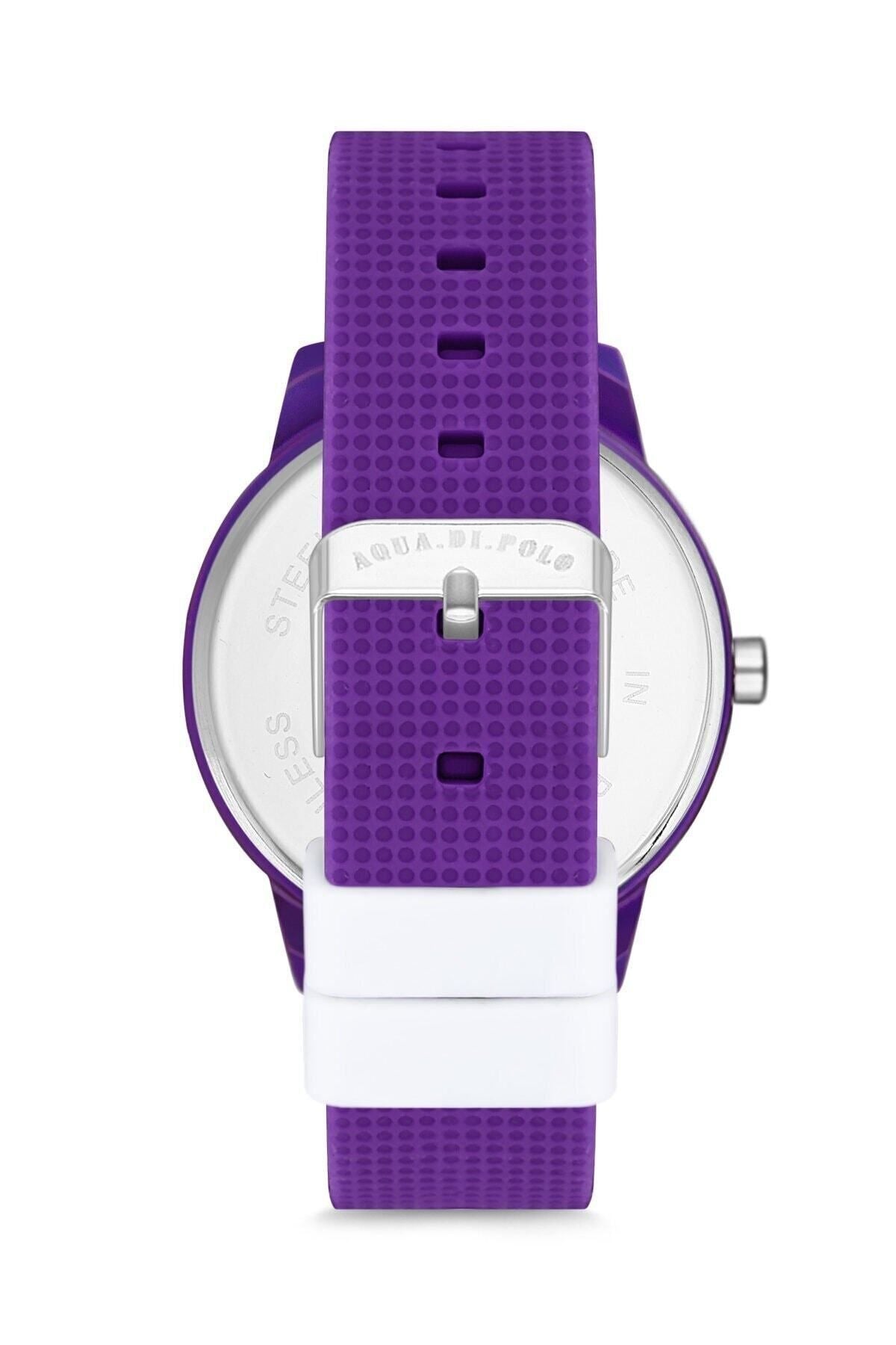 Aqua di Polo 1987 Purple Silicone Women's Wristwatch APSR1-A9634-USMMM