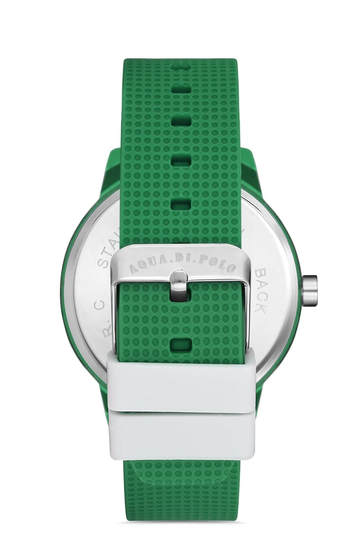 Aqua di Polo 1987 Green Silicone Unisex Wristwatch APSR1-A9631-USYYY