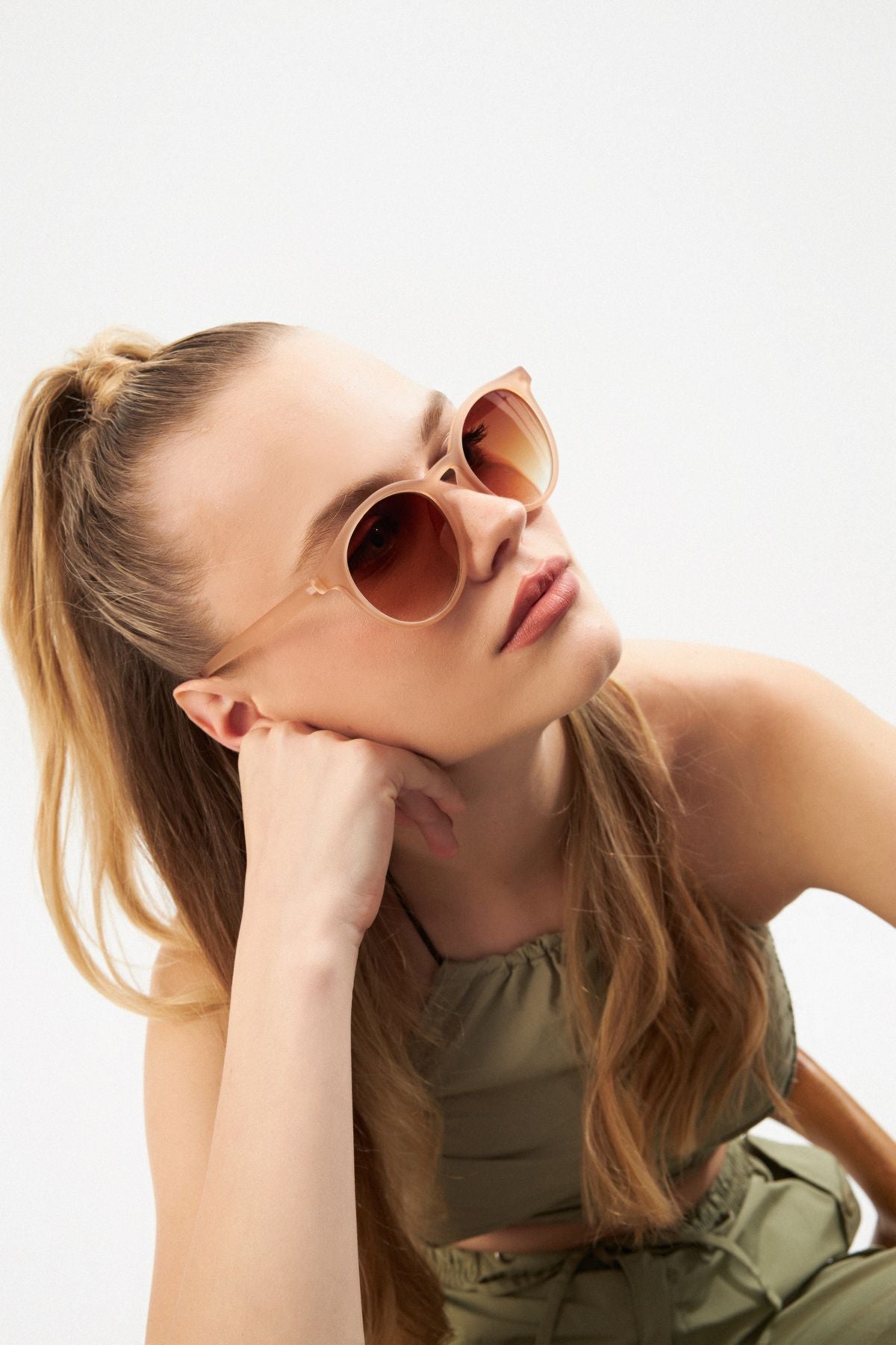 Aqua di Polo 1987 Beige Unisex Sunglasses APSI000104
