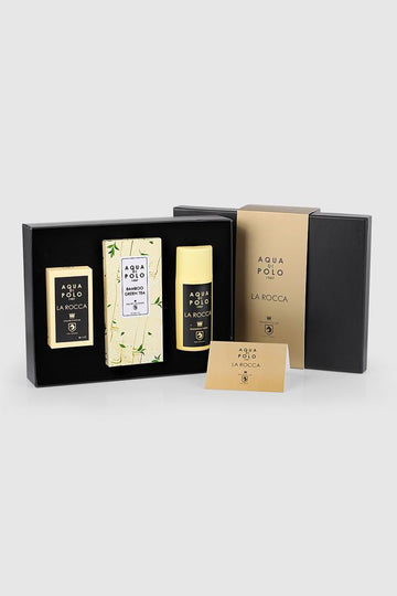 Aqua di Polo La Rocca 50 Ml EDP Kadın Parfüm, Green Tea 200 Ml EDC Kolonya, 150 Ml Parfüm Deodorant 3'lü Hediye Seti STCN0003
